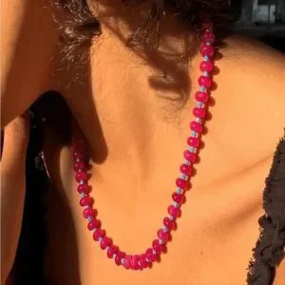 Bohemian summer beaded?necklace?N528
